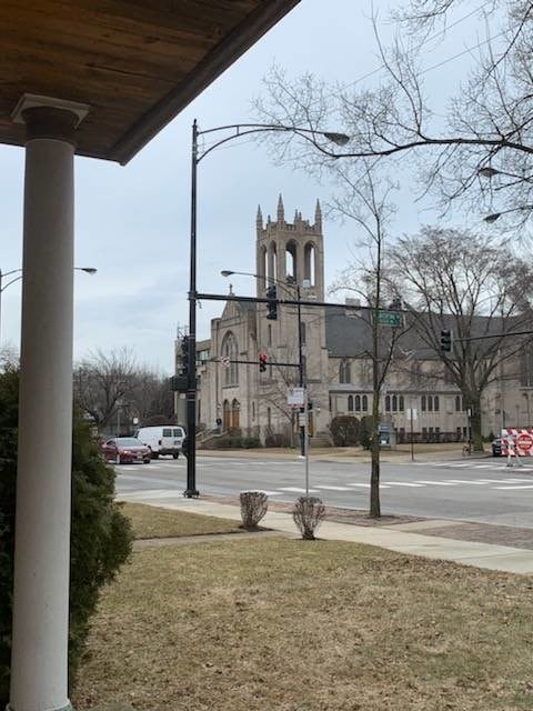 view from front entrance - 5004 W Montrose Ave