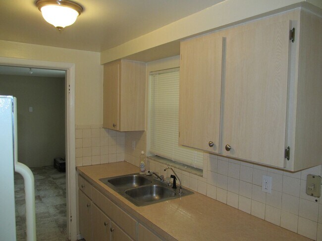 Building Photo - Three bedroom one and a half bathroom house with large yard space