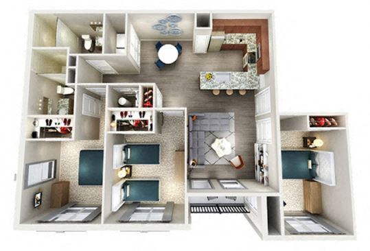 Floorplan - McKenzie Park Apartments