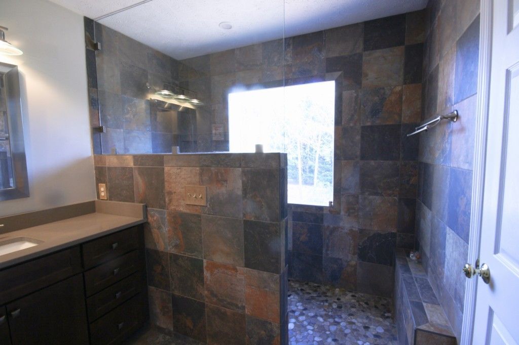 Master shower - 121 Rothbury Dr