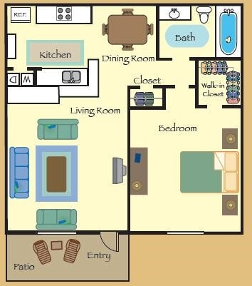 1BR/1BA 11C - Bella Vida