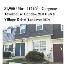 Front Entrance - 1910 Dutch Village Dr
