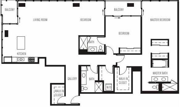 Floorplan - 550 N Saint Clair St