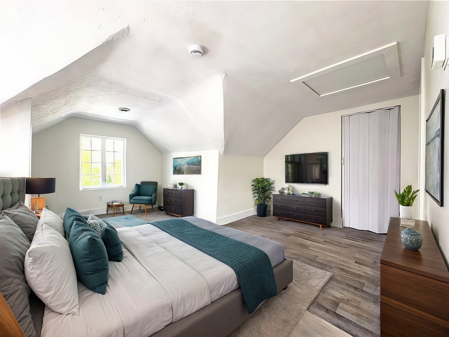 Virtually Staged Bedroom - 2483 E 89th St