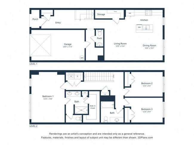 Floorplan - Hudson at Georgia's Landing