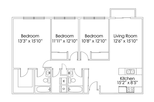 Floorplan - Alps Park Apartments