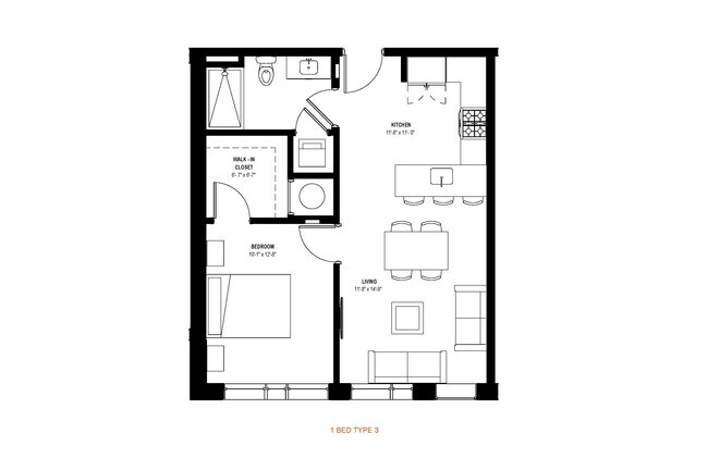 Floorplan - Glassworks Apartments