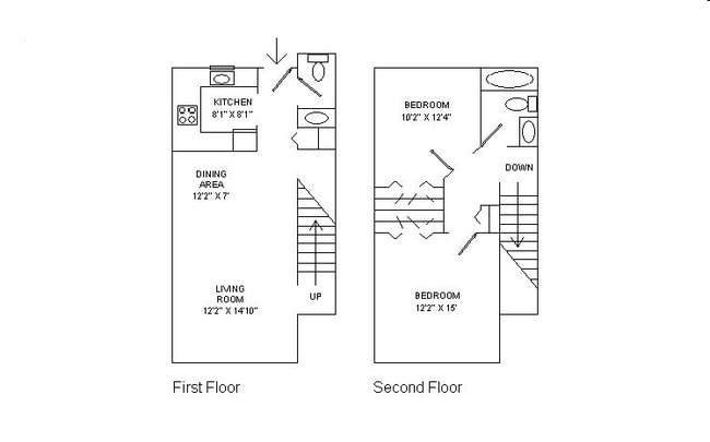2 Bedroom Townhouse - Countrywood At Vernon