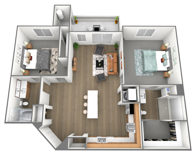 Floorplan - Parc Ridge Apartments