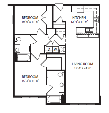 Floorplan - The Village at Hunters Run