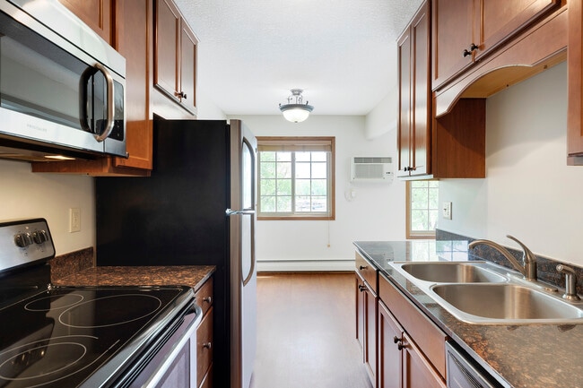 Updated Kitchen - Harbor District Apartments