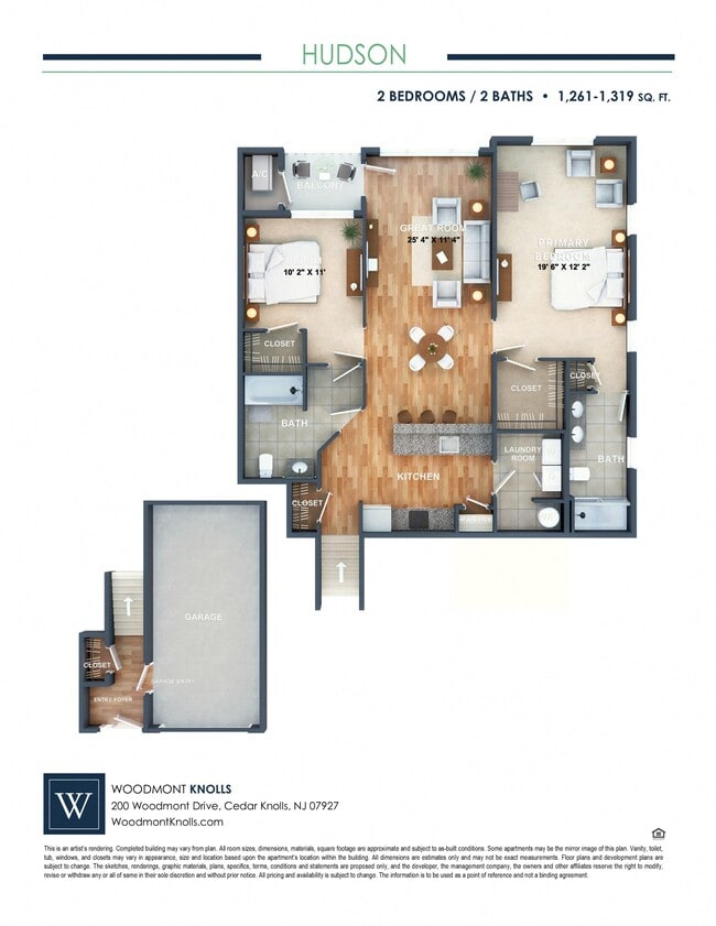 Floorplan - Woodmont Knolls
