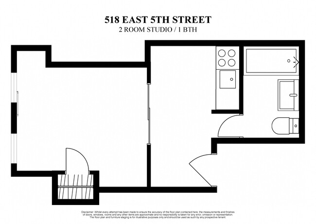 Floorplan - 518 East 5th Street