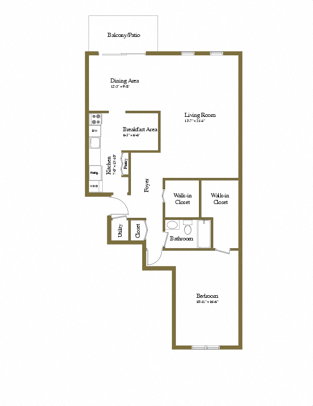 Floorplan - Charlesgate Apartments