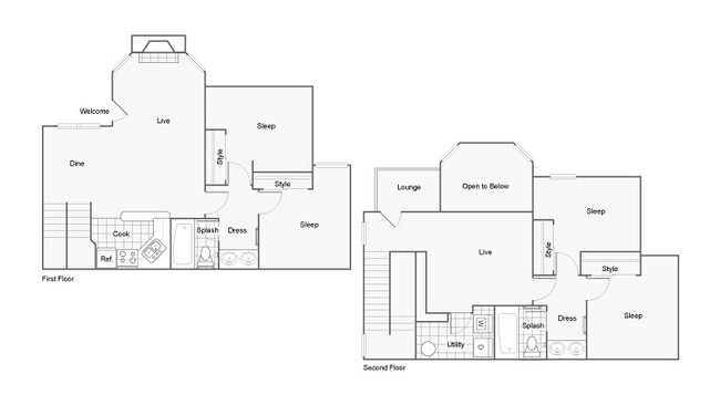 Floorplan - Harper Flatts