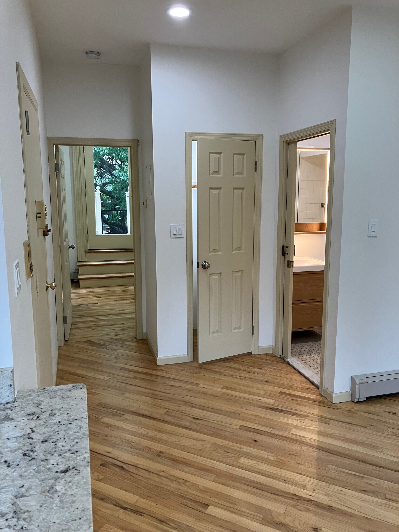 Hallway view to the deck - 143 Sussex St