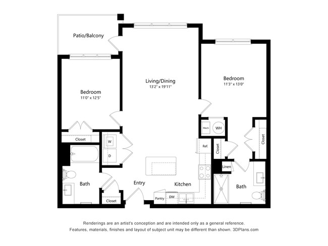 Floorplan - Haven at Congaree Pointe 55+ Apartments