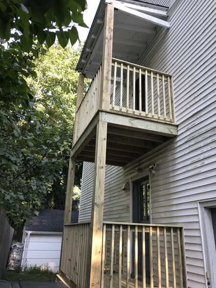 Back porch - 144 Whitman Ave