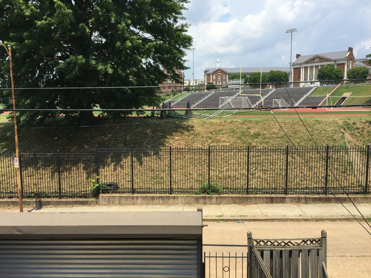 View from upstairs balcony - 126 R St NE