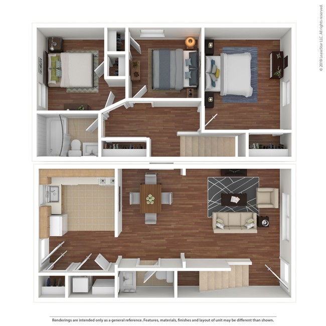 Floorplan - Landmark at Gayton Apartments