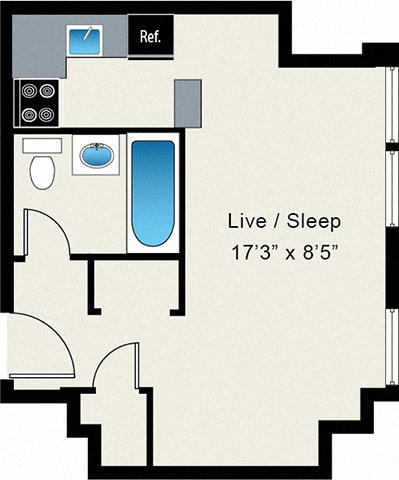 Floorplan - Reside on Wellington