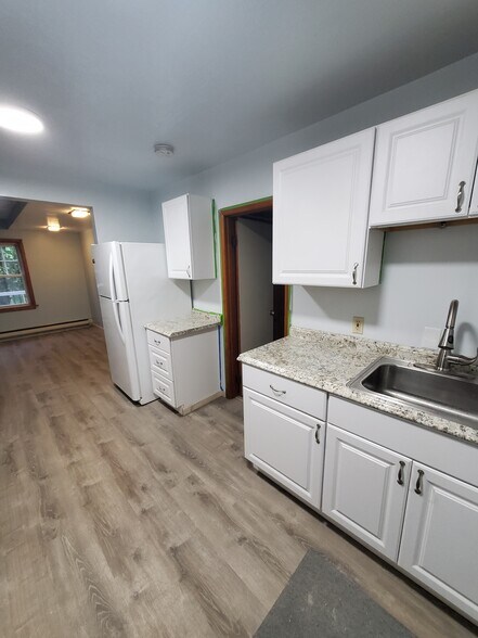 Kitchen, new plank flooring - 3 Ludlow St