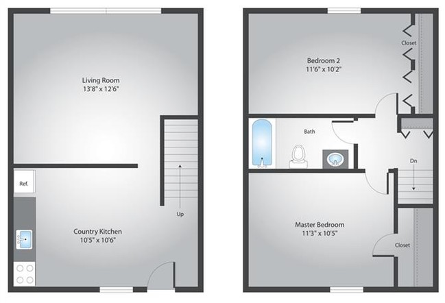 Floorplan - Fontana Village Townhomes