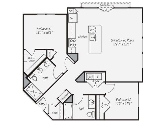 Floorplan - Avalon at Assembly Row