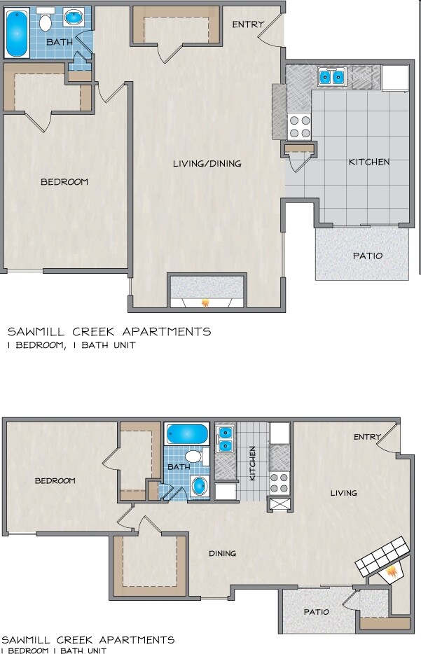 1BR/1BA - Sawmill Creek