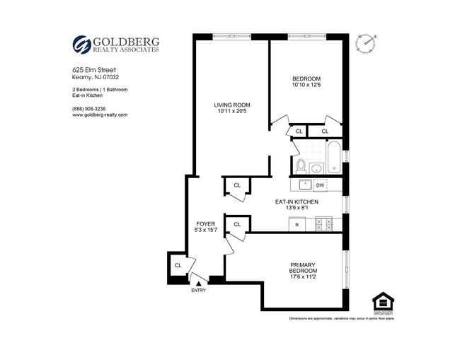 Floorplan - 625 Elm Street Apartments