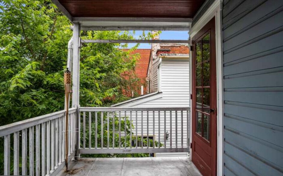 Patio off of bedroom 2 - 63 E North St