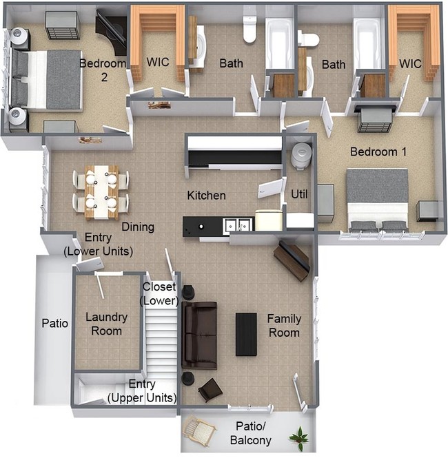 2BR/2BA - Hylan Place Luxury Apartments