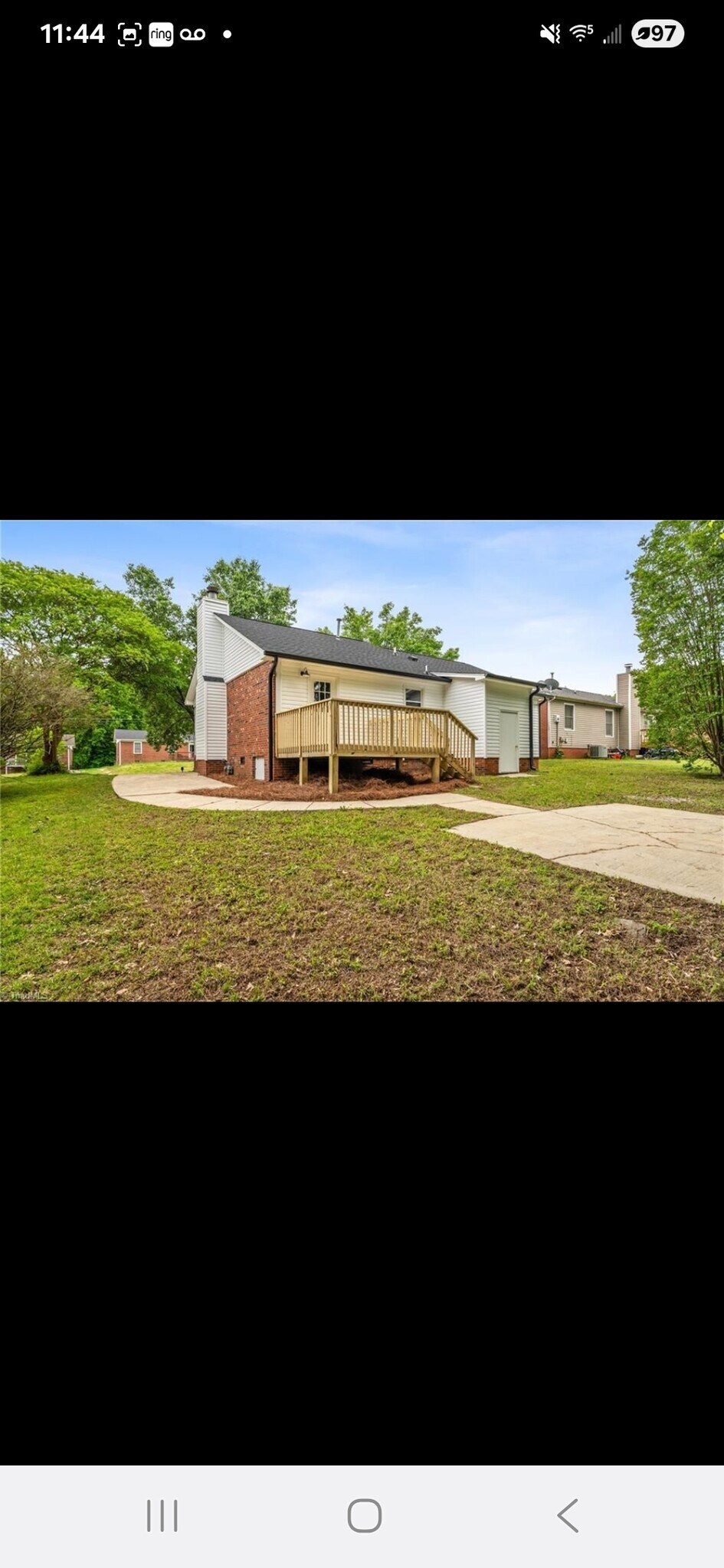 Backyard with Deck - 1819 Bothwell St