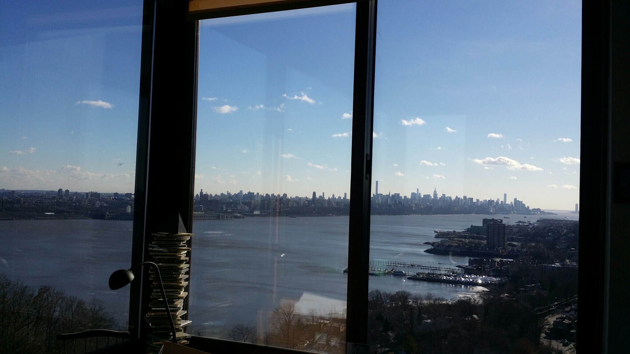 Manhattan Skyline View from the Livingroom - 100 Old Palisade Rd