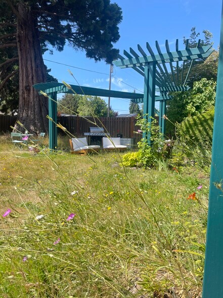 Shared outdoor seating and bbq - 2220 Belmont Ave