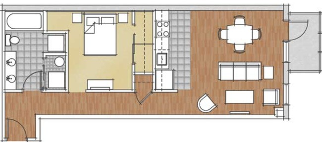 1BR/1BA - e5w Building
