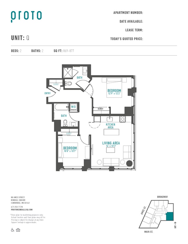 Floorplan - Proto Kendall Square