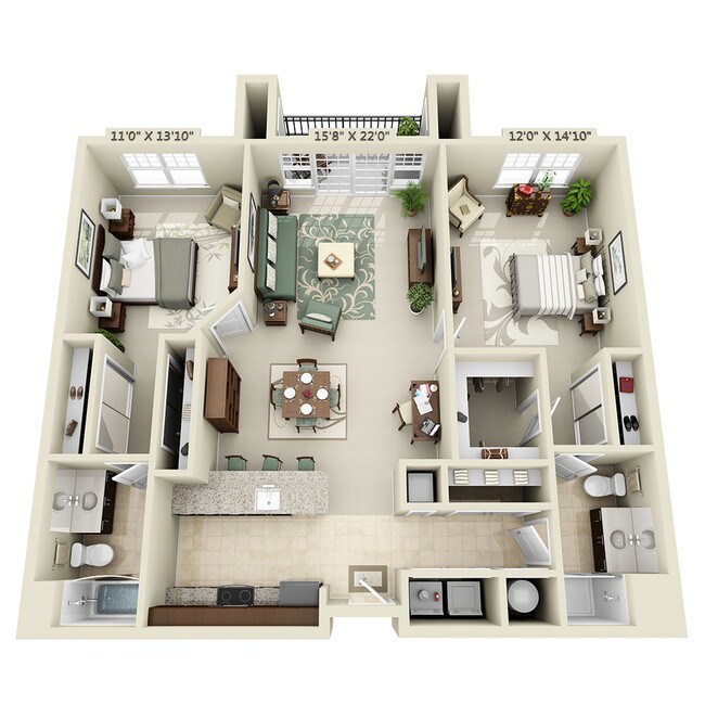 Floorplan - Bell Arlington Ridge