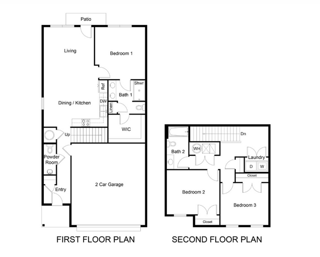 Floorplan - Jackson Run Townhomes