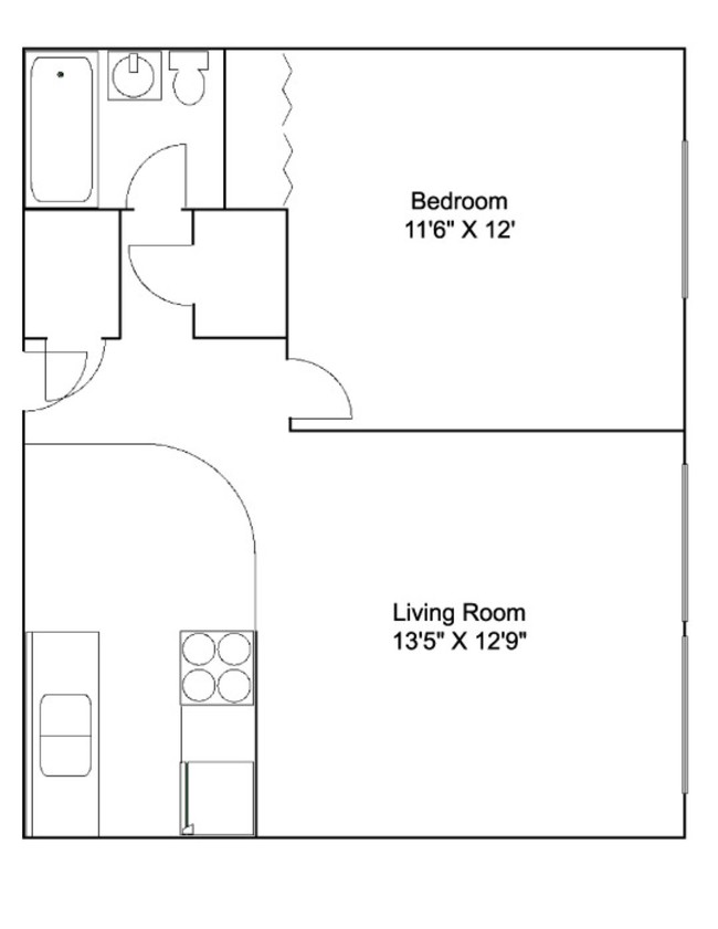 Floorplan - Plaza Apartments