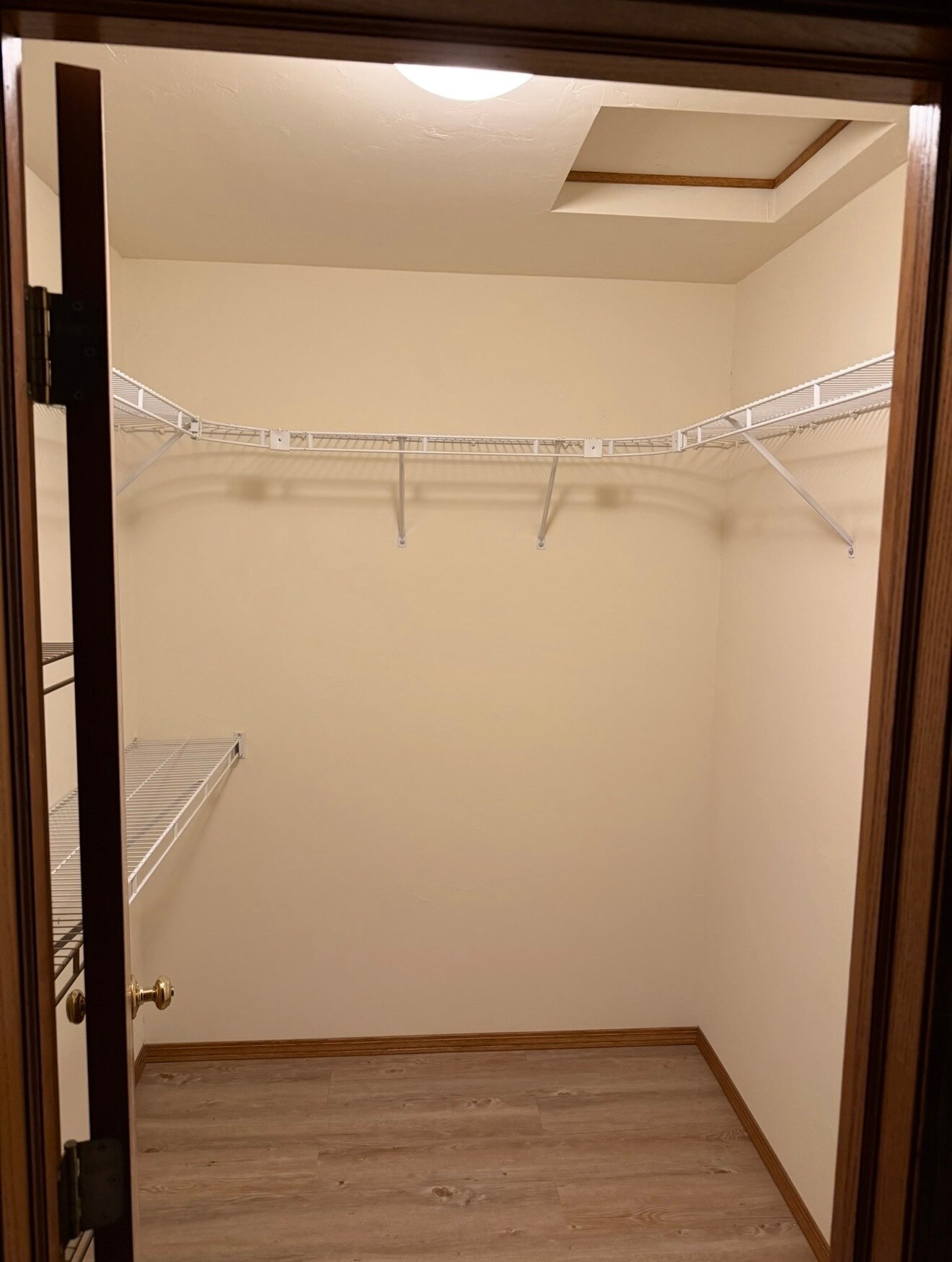 Master bedroom closet - 1021 Rolling Meadows Dr