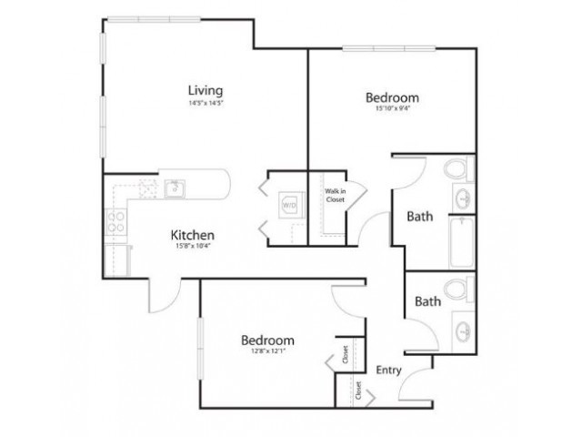 Floor plan 2g2 - Waterline