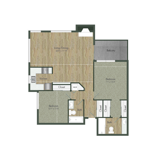 Floorplan - Reedhouse Apartments