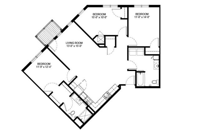 Floorplan - Vue Pointe Apartments