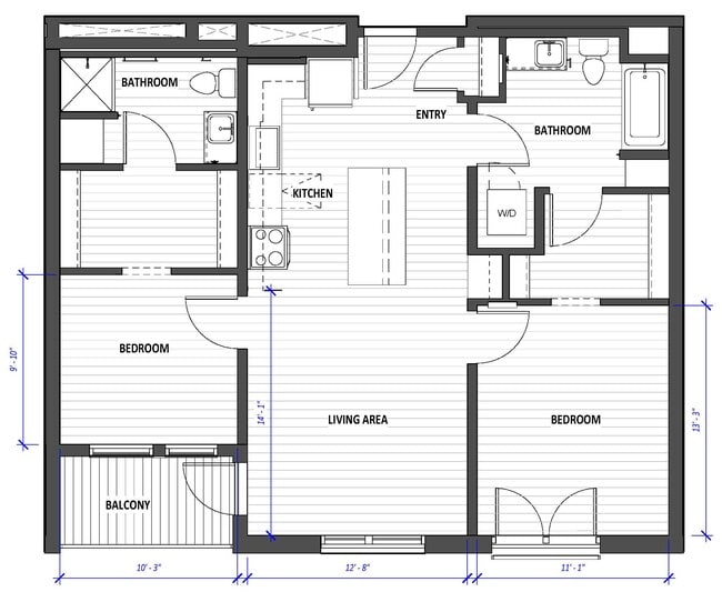Floorplan - Hyas Point Apartments