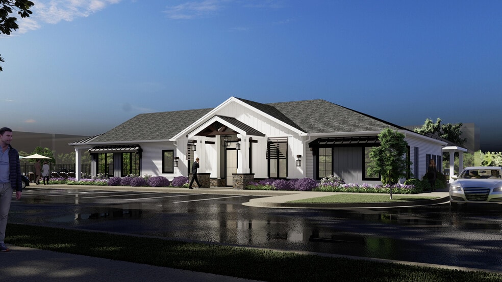 Community Entrance Rendering - Arbor & Stone at Morton Ranch