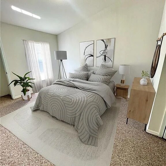 Virtually Staged Primary Bedroom - 14870 Pleasant Bay Ln
