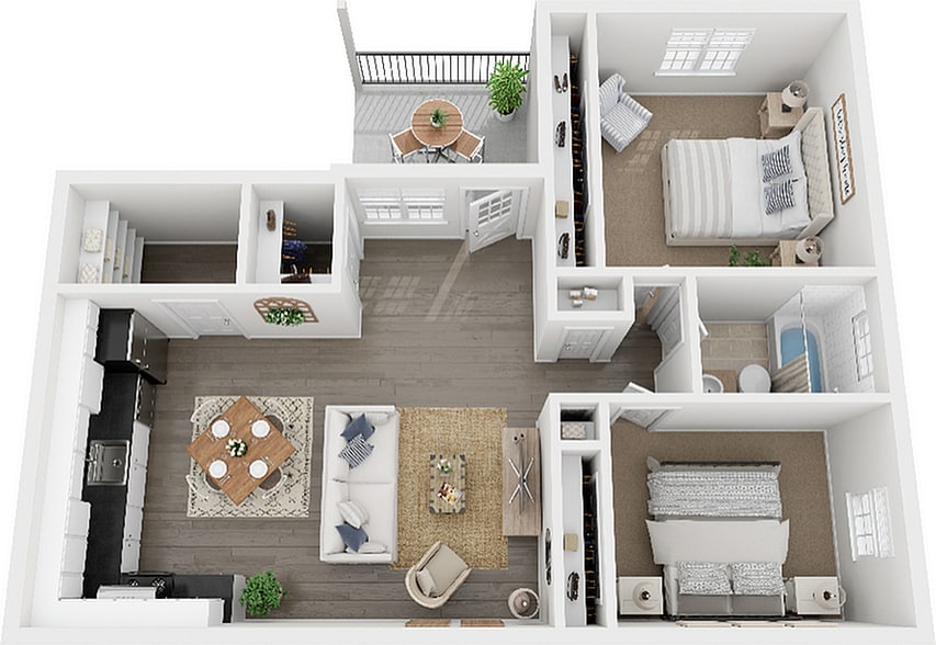 two-bedroom - Bransford Apartments