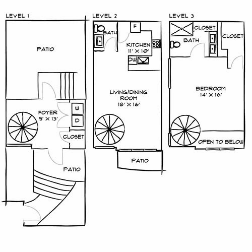 Floorplan - Flamingo South Beach