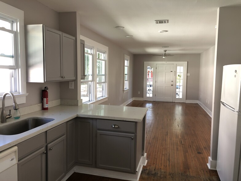 view from kitchen at front door - 5834 Catina St